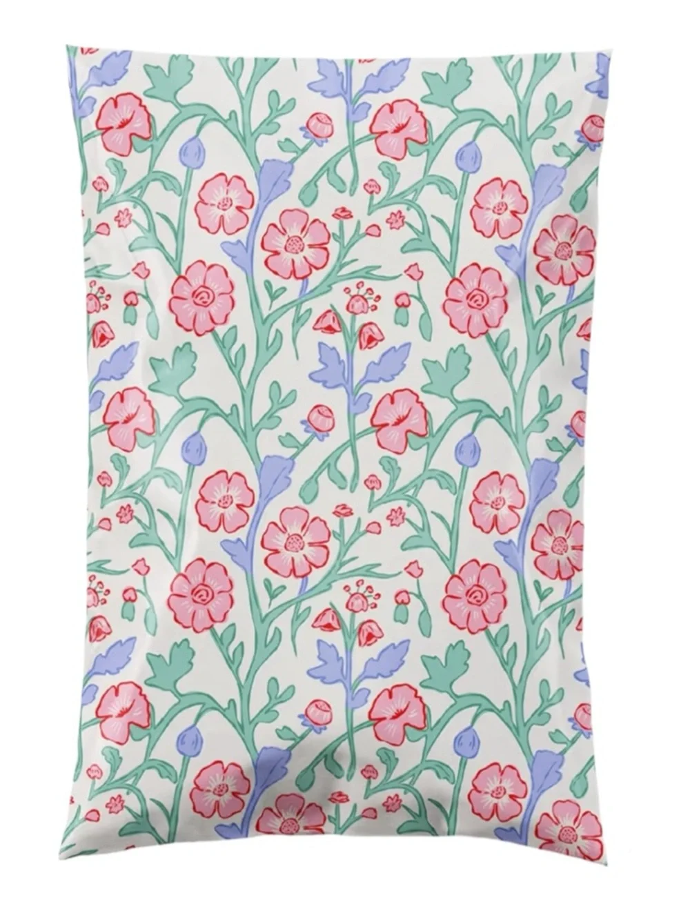 100 Polymailers 6” x 9” Bright Floral Spring Set Wallet Size